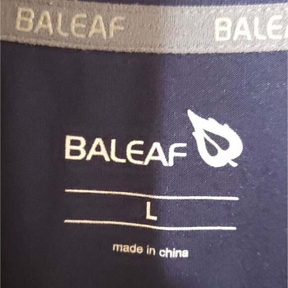 Baleaf Kids Navy Blue Long Sleeve Base Layer Large - Picture 4 of 6